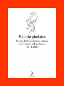 Materia giudaica XII 1