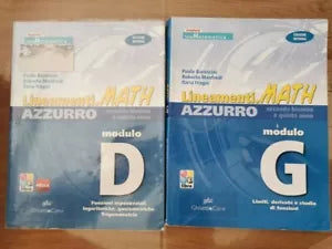 Lineamenti.math azzurro D e G - AA. VV. - DeAgostini - 2012 - AR