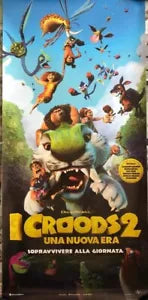 Poster locandina I Croods 2 Una nuova era 33x70 cm ORIGINALE da cinema 2020 di J
