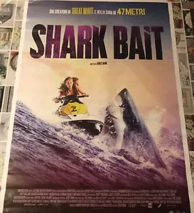Poster locandina Shark Bait 100x70 cm ORIGINALE da cinema 2022 di James Nunn