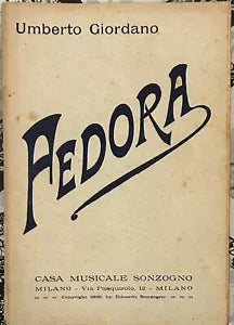Fedora di Umberto Giordano di Arturo Colautti