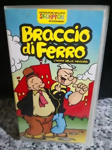 Braccio di ferro -vhs - l uomo della medicina -1996 - Univideo -F