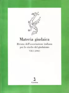 Materia giudaica VII 2 2002