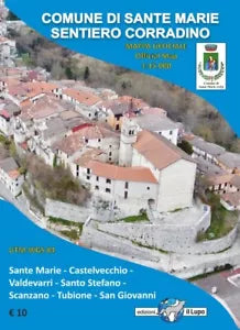 Comune di Sante Marie Sentiero Corradino Mappa ufficiale Official Map 1