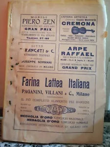 Farina lattea Italiana di Paganini E Villani, 1930, Esp. Internazionale -F