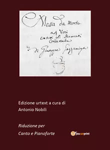 Messa da morto. Riduzione per pianoforte e canto di Antonio Nobili, 2018, Youc