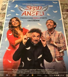 Poster locandina Il sesso degli angeli 100x70 cm ORIGINALE da cinema 2022 di Le