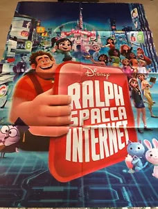Poster locandina Ralph spacca Internet cm ORIGINALE da cinema 2018 di Rich Moore