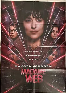 Poster locandina Madame Web 100x140 ORIGINALE da cinema di S J Clarkson