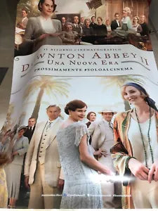 Poster locandina GIGANTE Downton Abbey 2 244x153 cm 2022 ORIGINALE da cinema di