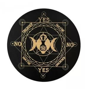 Wooden Divination Pendulum Game Board With Moon Star Divination Energy Carven Pl