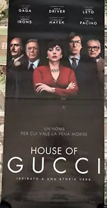 Poster locandina House of Gucci 33x70 cm ORIGINALE da cinema 2021 di Ridley Scot
