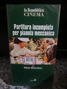 Partitura incompiuta per pianola meccanica - vhs - 1987 - La repubblica -F