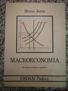 Macroeconomia di Bruno Jossa, 1991, Cedam -F