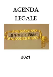 Agenda legale di Agostino La Rana, 2020, Youcanprint