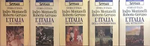 Storia d’Italia 5 volumi di Montanelli-gervaso, 1997, Rizzoli