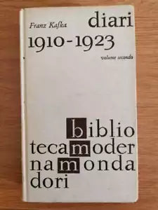 Diari 1910-1923 vol. II - F. Kafka - Mondadori - 1964 - AR
