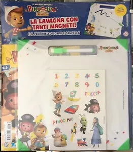 Pinocchio Friends Magazine n 6 Lavagnetta Magnetica di Tridimensional S r l