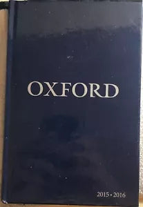 Oxford weekly planner 2015-2016 di Aa.vv., 2015, Oxford University Press