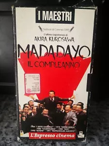 Madadayo il compleanno -Vhs- 1993 - L Espresso cinema -F