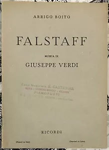 Falstaff di Giuseppe Verdi di Arrigo Boito
