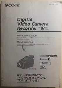 Digital video camera recorder Mini DV manuale di Aa.vv., 2002, Sony