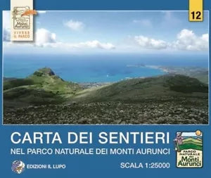 Carta dei sentieri nel parco naturale dei monti Aurunci Carta escursionistica 1