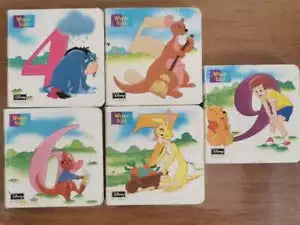 Winnie the Pooh 4, 5, 6, 7 e 9 - Disney - 1998 - AR