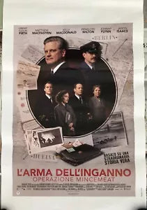 Poster locandina L arma dell inganno Operazione Mincemeat 33x70 cm ORIGINALE da