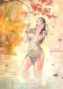 Poster Sotto la pioggia autunnale di Milo Manara