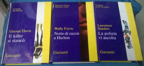 Il killer si stanco Notte di caccia a Harlem La polizia vi ascolta -Garzanti - L