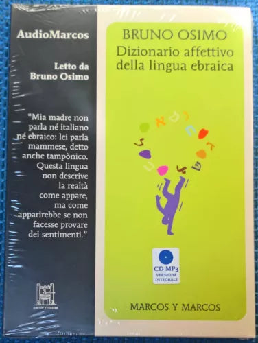 Dizionario affettivo della lingua ebraica - Osimo - 2013, Audiolibro Marcos