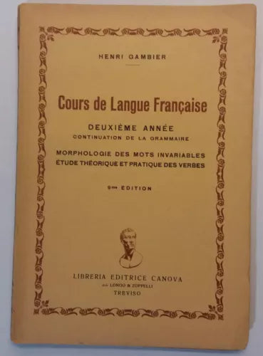 Corse de langue francaise - Henri Gambier - Libreria Ed. Canova - G