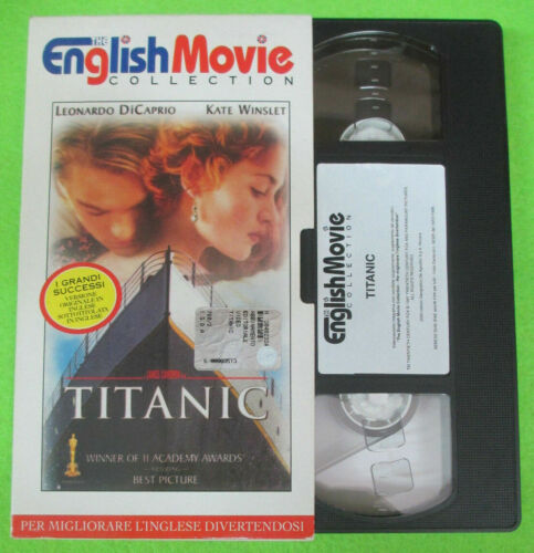 Titanic - vhs - 2000 - L. Di Caprio K. Winslet - Deagostini -F