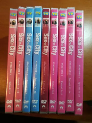 9 DVD Sex and the city - Sorrisi e Canzoni - 2005 - M
