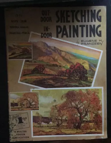 Sketching Painting - Eugene M. Frandzen, Walter Foster - P