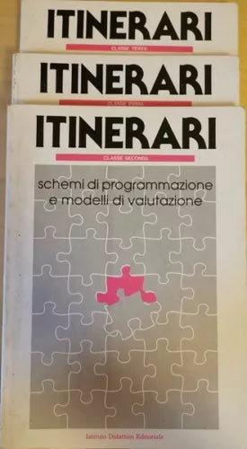 Itinerari: schemi di programmazione e modelli di valutazione classi 1,2,3 - ER