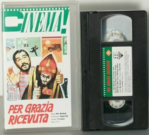 Per grazia ricevuta -Vhs- Film Nino Manfredi-1971 -Fonit centra video -F