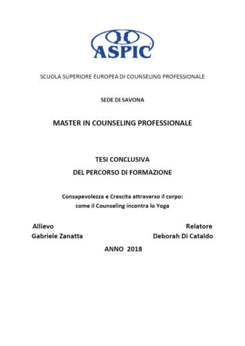 Consapevolezza e Crescita attraverso il corpo: come il Counseling incontra Yoga