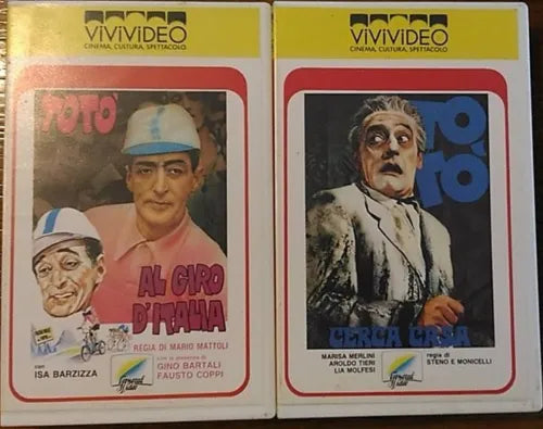 Toto al giro d Italia - Toto cerca casa - VHS