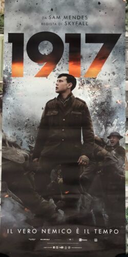 Poster locandina 1917 33x70 cm ORIGINALE da cinema 2019 di Sam Mendes