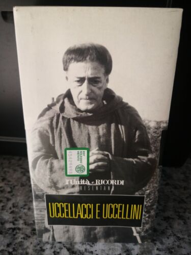 UCCELLACCI E UCCELLINI - Capolavori italiani n. 15 - vhs- 1966 - L unita -F