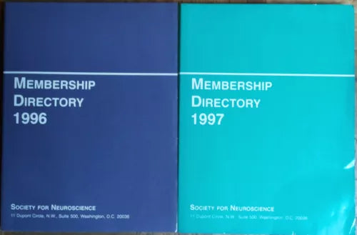 Membership Directory 1996,1997 - AA.VV. - Society for Neuroscience - R