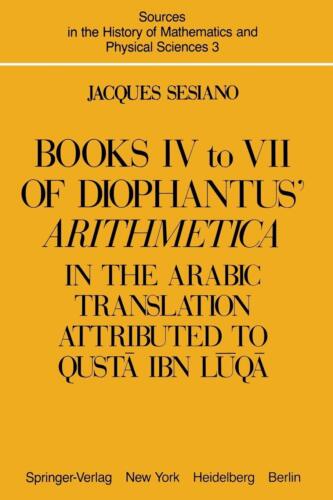 Books IV to VII of Diophantus Arithmetica