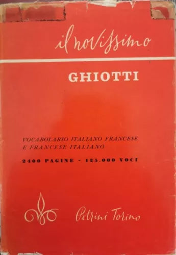 Dizionario italiano-francese e francese-italiano GHIOTTI - ER