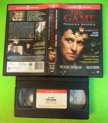 The Game - nessuna regola - 1998 - Vhs - Michael Douglas - Cecchi Gori video -F