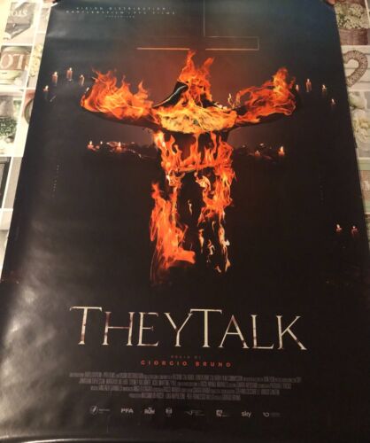 Poster locandina They talk 100x70 cm ORIGINALE da cinema 2021 di Giorgio Bruno