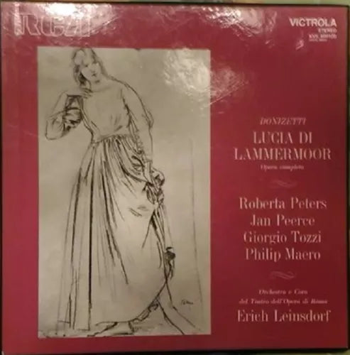 Donizetti: Lucia Di Lammermoor Leinsdorf, Peerce, Peters, Tozzi - LP Rca