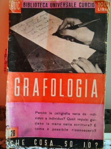 Grafologia di Germana Ronchi, 1950, Curcio-F