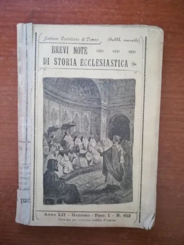 Brevi note di storia ecclesiastica - AA.VV.- Benigno - 1903 - M